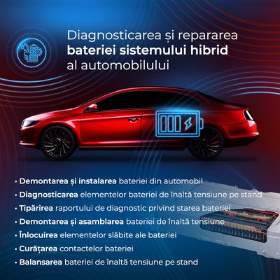 Serviciu nou la AUTODOCTOR: diagnosticarea și repararea bateriilor pentru automobilele hibride
